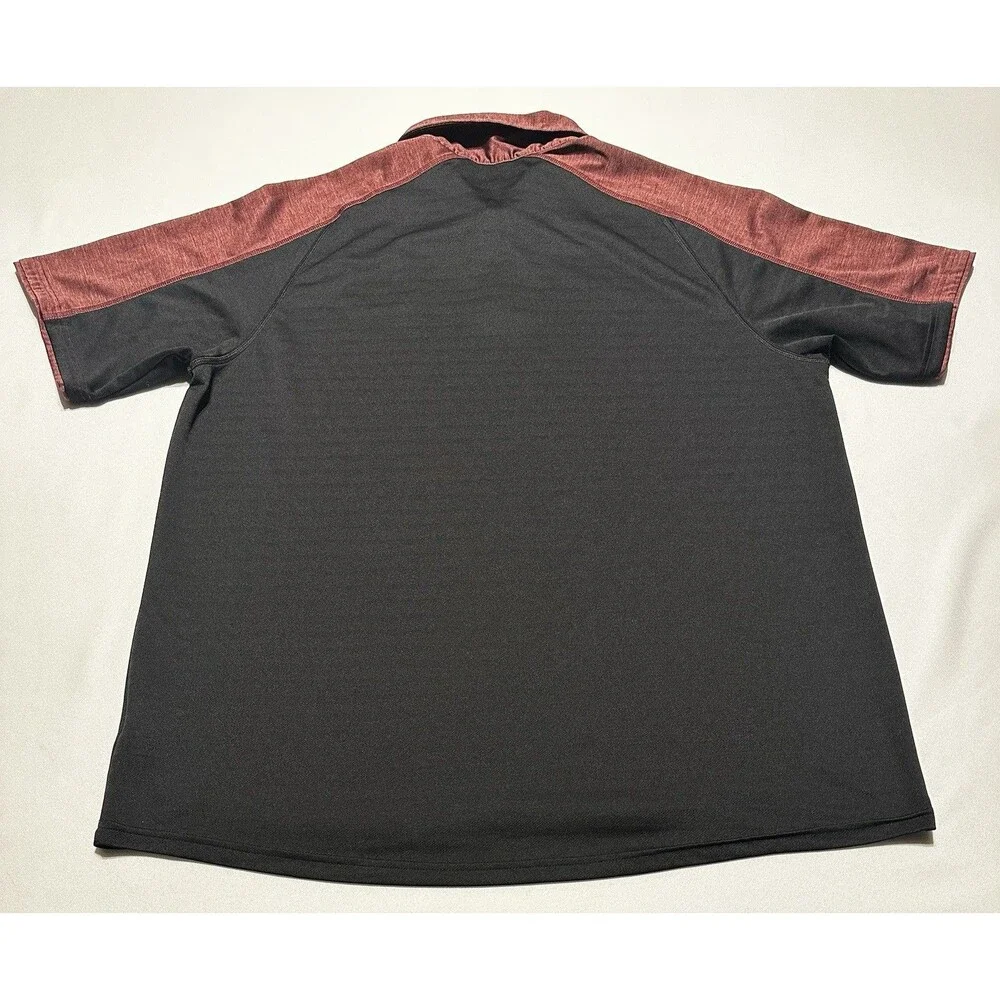 Texas A&M Aggies Adidas Golf Polo Mens Size XL Climalite NCAA *READ *SNAGS**